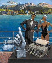 Load image into Gallery viewer, By the Lake Art Print by Sergio Ceccotti. 1987