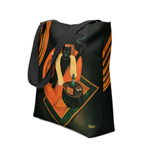 Load image into Gallery viewer, Cat in Sofa Art Bag by Martin Leman