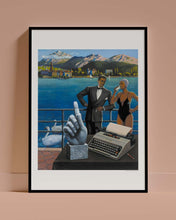 Load image into Gallery viewer, By the Lake Art Print by Sergio Ceccotti. 1987