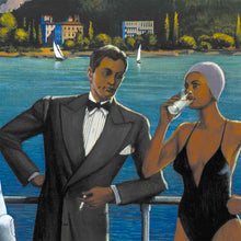 Load image into Gallery viewer, By the Lake Art Print by Sergio Ceccotti. 1987