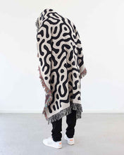 Load image into Gallery viewer, "Coral" Woven Art Blanket by Adrià Molins
