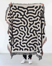 Load image into Gallery viewer, "Coral" Woven Bed Cover by Adrià Molins