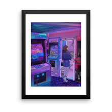 Load image into Gallery viewer, "Arcade" Art Print by Kelsey Smith / Amidstsilence. Limited Editon. With border