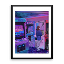 Load image into Gallery viewer, "Arcade" Art Print by Kelsey Smith / Amidstsilence. Limited Editon. With border