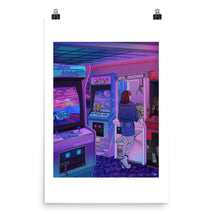 Load image into Gallery viewer, &quot;Arcade&quot; Art Print by Kelsey Smith / Amidstsilence. Limited Editon. With border
