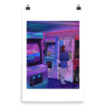 Load image into Gallery viewer, "Arcade" Art Print by Kelsey Smith / Amidstsilence. Limited Editon. With border