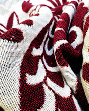 Load image into Gallery viewer, "Bird Nest" Woven Art Blanket by Asis Percales