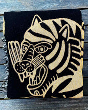 Load image into Gallery viewer, &quot;Tiger Loop&quot; Woven Art Blanket by Asis Percales
