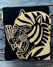 Load image into Gallery viewer, "Tiger Loop" Woven Art Blanket by Asis Percales