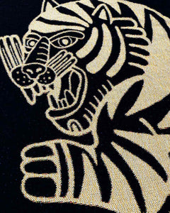 "Tiger Loop" Woven Art Blanket by Asis Percales