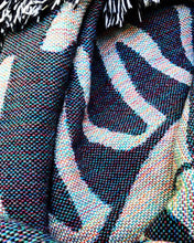 Load image into Gallery viewer, "Botanic Tiger" Woven Art Blanket by Asis Percales