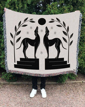 Load image into Gallery viewer, "Caesar's Friends" Woven Art Blanket by Cynthia Torrez