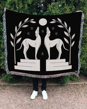 Load image into Gallery viewer, "Caesar's Friends" Woven Art Blanket by Cynthia Torrez