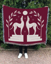 Load image into Gallery viewer, "Caesar's Friends" Woven Art Blanket by Cynthia Torrez