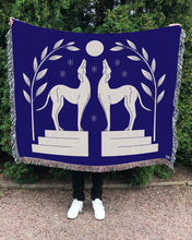 Load image into Gallery viewer, "Caesar's Friends" Woven Art Blanket by Cynthia Torrez