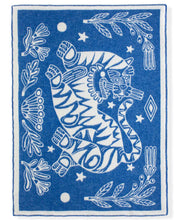 Load image into Gallery viewer, "Botanic Tiger" Pure Wool Blanket by Asis Percales