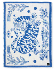Load image into Gallery viewer, "Botanic Tiger" Pure Wool Blanket by Asis Percales