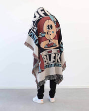 Load image into Gallery viewer, "Coffee Black" Woven Art Blanket by YeYe Weller