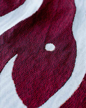 Load image into Gallery viewer, "Happy Snakes" Red Wine. Woven Art Blanket by Everyday Shaman