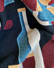 Load image into Gallery viewer, "Dining Palette" Woven Art Blanket by Jacco Bunt