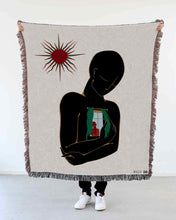 Load image into Gallery viewer, "Know Each Other" Woven Art Blanket by Lena Mačka