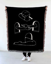 Load image into Gallery viewer, "Rising Above" Woven Art Blanket by Lena Mačka