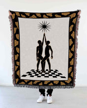 Load image into Gallery viewer, &quot;Sun&quot; Woven Art Blanket by Lena Mačka
