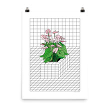 Load image into Gallery viewer, Tron Flower Art Print by Vengodelvalle