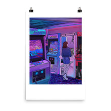 Load image into Gallery viewer, "Arcade" Art Print by Kelsey Smith / Amidstsilence. Limited Editon. With border