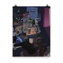 Load image into Gallery viewer, "Conspiracy Theorist" ART PRINT BY Amidstsilence. Limited Edition