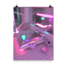 Load image into Gallery viewer, "Neon Love Room" Jess Audrey Art Print. Limited Edition
