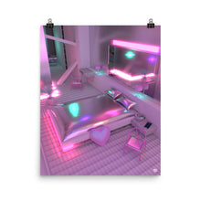 Load image into Gallery viewer, "Neon Love Room" Jess Audrey Art Print. Limited Edition
