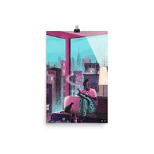 Load image into Gallery viewer, "Midnight Wind" Art Print by Marianna Tomaselli