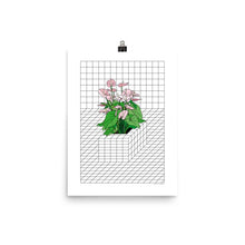 Load image into Gallery viewer, Tron Flower Art Print by Vengodelvalle
