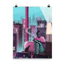 Load image into Gallery viewer, "Midnight Wind" Art Print by Marianna Tomaselli