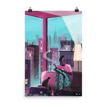 Load image into Gallery viewer, "Midnight Wind" Art Print by Marianna Tomaselli