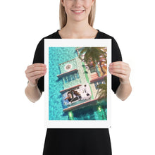 Load image into Gallery viewer, "Miami Beach" Art Print by SR Formica