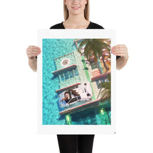 Load image into Gallery viewer, "Miami Beach" Art Print by SR Formica