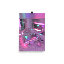 Load image into Gallery viewer, "Neon Love Room" Jess Audrey Art Print. Limited Edition