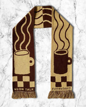 Load image into Gallery viewer, Coffee Time Knitted Scarf by Everydays