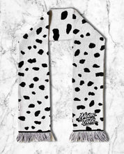 Load image into Gallery viewer, Dalmatian Knitted Scarf
