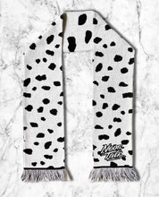 Load image into Gallery viewer, Dalmatian Knitted Scarf