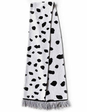 Load image into Gallery viewer, Dalmatian Knitted Scarf

