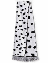Load image into Gallery viewer, Dalmatian Knitted Scarf