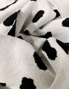 Dalmatian 100% Wool Scarf - Extra Large