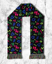 Load image into Gallery viewer, Neon Confetti Knitted Scarf
