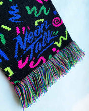Load image into Gallery viewer, Neon Confetti Knitted Scarf