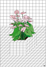 Load image into Gallery viewer, Tron Flower Art Print by Vengodelvalle