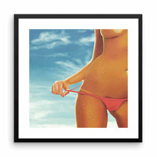 Load image into Gallery viewer, "Beach Babe" Art Print by Splitsaber.exe
