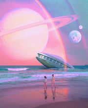 Load image into Gallery viewer, "Pastel Ufo" Art Print by Morysetta